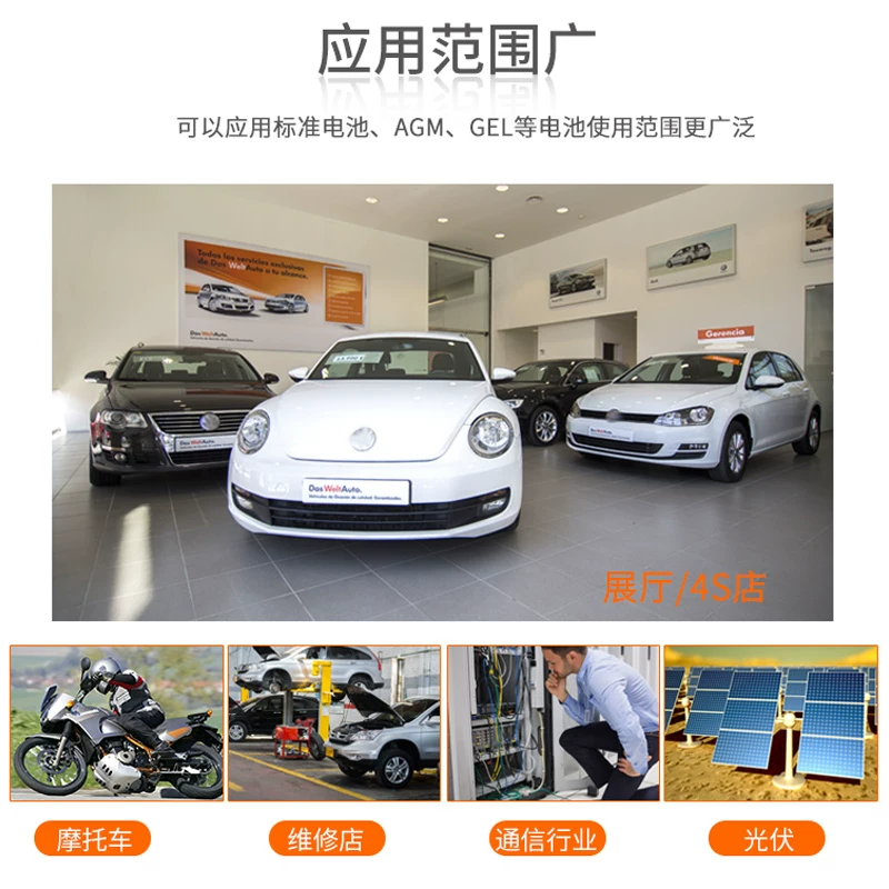 蓄电池充能修复充4v汽车器自动智电器启停电瓶充电电机