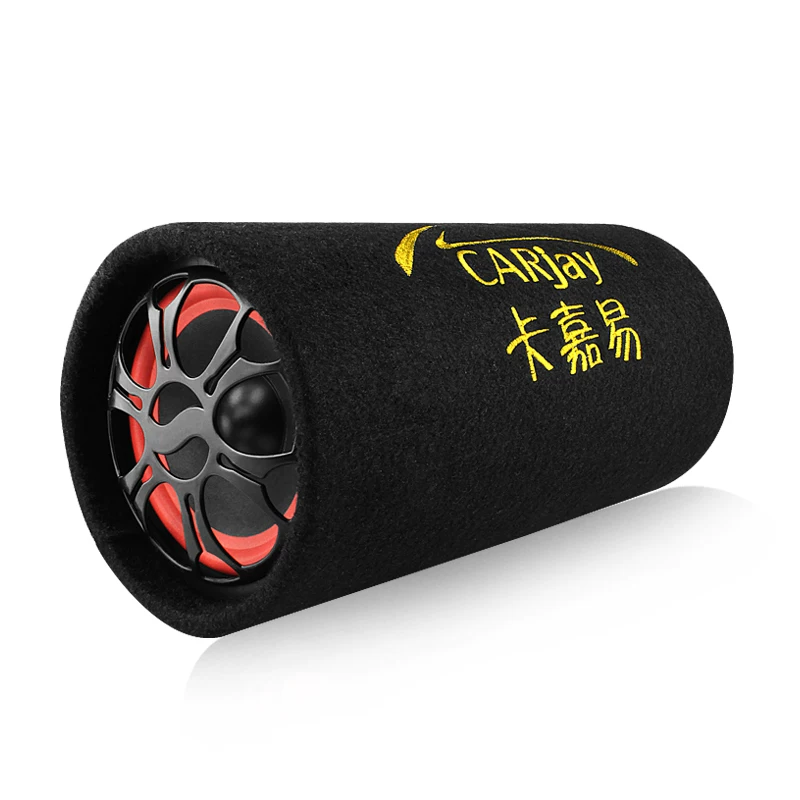 响220v家用改装摩托v货车音汽车车载炮专用1圆筒形蓝牙重低音