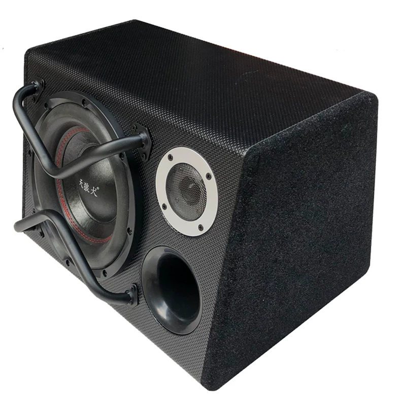 梯形10蓝牙功放喇叭音响装车载有汽车超重低音箱改源低音炮寸12v